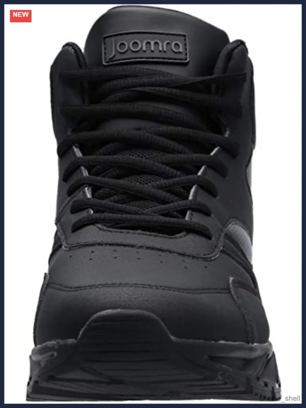 Men's High Top Synthetic Leather Sneakers Lace-Up Walking Shoes